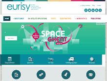 Tablet Screenshot of eurisy.org